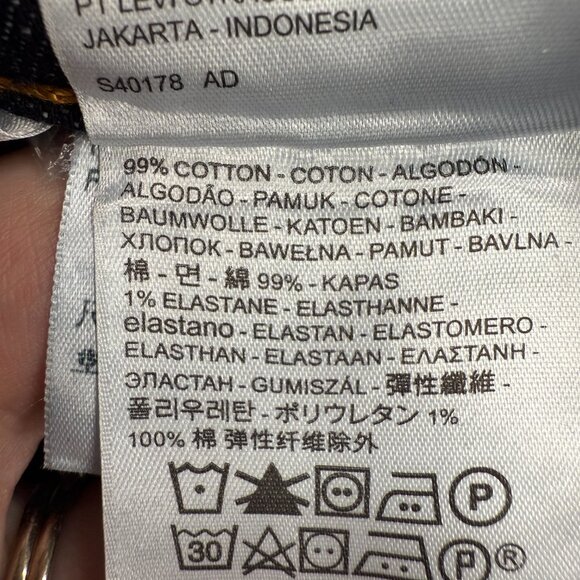 NWT Men's LEVI'S 541 Athletic Fit Dark Wash Stretch Denim Jeans | Size 30 x‎ 32 - Picture 12 of 14